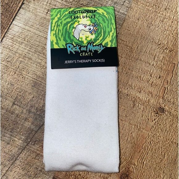 Rick and morty Socks jeremys therapy socks Nwt - Picture 5 of 6